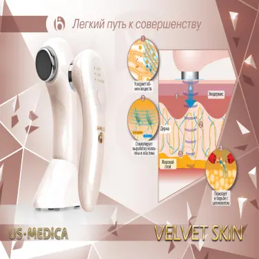 Ультразвуковой прибор для тела US-MEDICA Velvet Skin